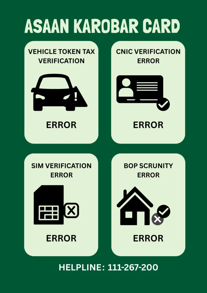 How to Check Asaan Karobar Card Application Status and Issues 2 Asaan Karobar Card status